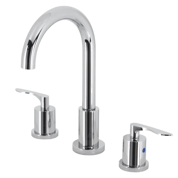 Kingston Brass FSC8921SVL Widespread Bathroom Faucet with Brass Pop-Up, Polished Chrome FSC8921SVL - main